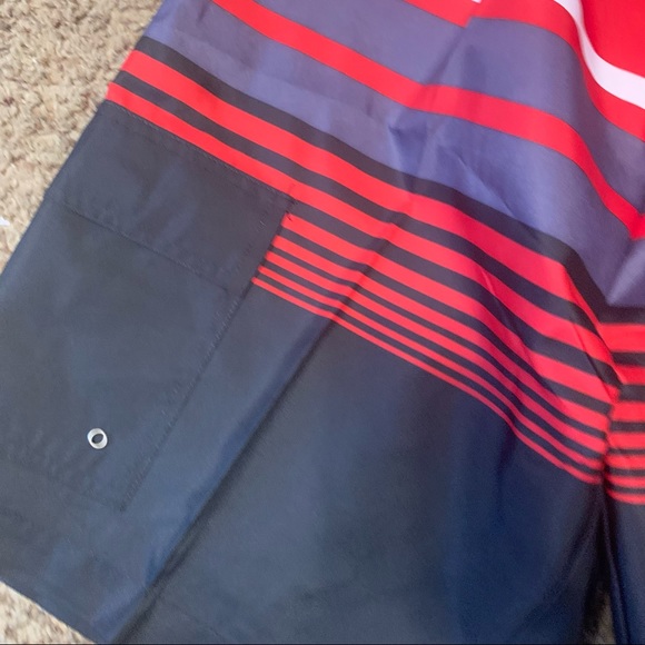 Men's Swim Trunks Red Black M Large XL New - Picture 4 of 4